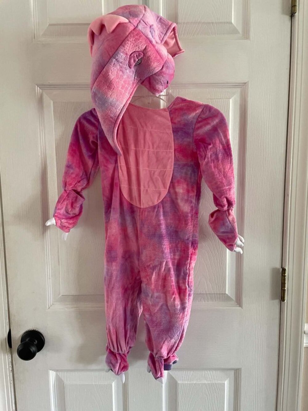 Spirit 12-18 month Halloween Costume Dinosaur Pink Purple Girl's Onesie New
